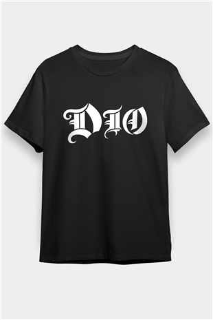Dio Siyah Unisex Tişört T-Shirt - TişörtFabrikası