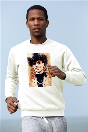 Diplo Beyaz Unisex Sweatshirt