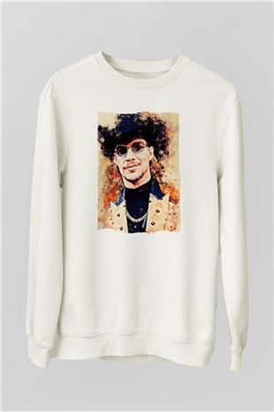 Diplo Beyaz Unisex Sweatshirt