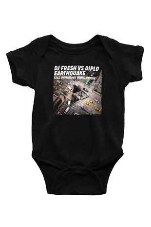 Diplo Siyah Bebek Body - Zıbın