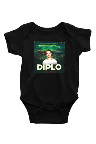 Diplo Siyah Bebek Body - Zıbın