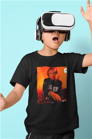 Diplo Siyah Unisex Çocuk Tişört