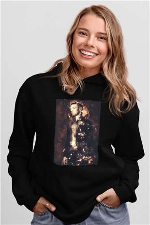Diplo Siyah Unisex Kapüşonlu Sweatshirt