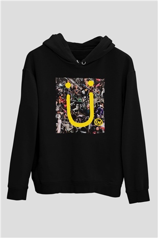 Diplo Siyah Unisex Kapüşonlu Sweatshirt