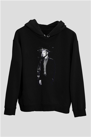 Diplo Siyah Unisex Kapüşonlu Sweatshirt