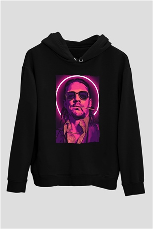 Diplo Siyah Unisex Kapüşonlu Sweatshirt