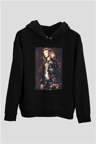 Diplo Siyah Unisex Kapüşonlu Sweatshirt