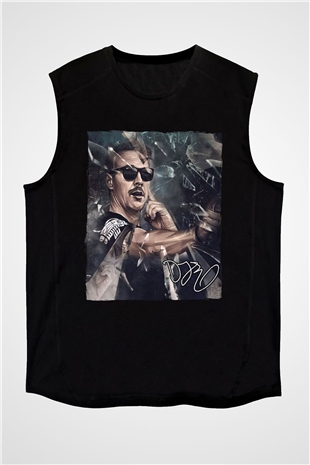 Diplo Siyah Unisex Kolsuz Tişört
