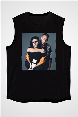 Diplo Siyah Unisex Kolsuz Tişört