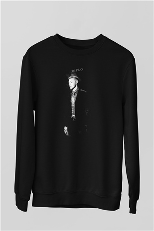 Diplo Siyah Unisex Sweatshirt