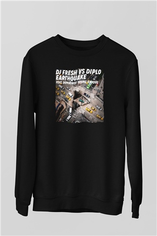 Diplo Siyah Unisex Sweatshirt