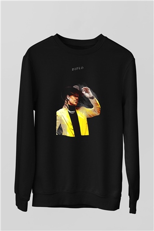 Diplo Siyah Unisex Sweatshirt