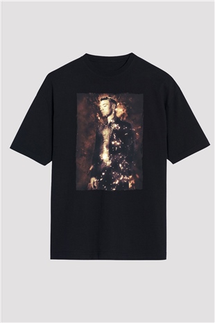 Diplo Siyah Oversize Tişört Oversize T-shirt - TişörtFabrikası