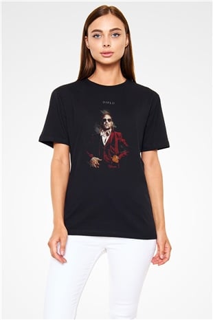Diplo Siyah Unisex Tişört T-Shirt - TişörtFabrikası
