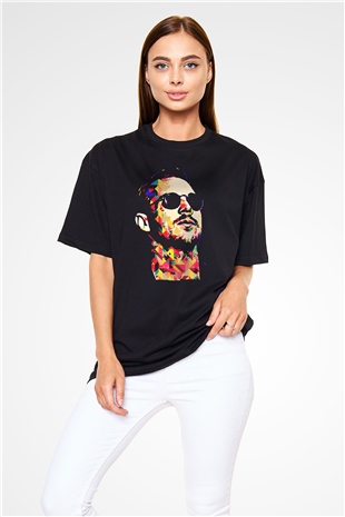 Diplo Siyah Oversize Tişört Oversize T-shirt - TişörtFabrikası