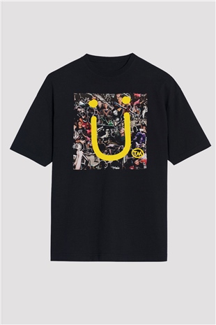 Diplo Siyah Oversize Tişört Oversize T-shirt - TişörtFabrikası