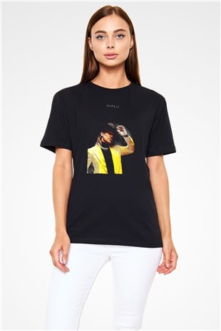 Diplo Siyah Unisex Tişört T-Shirt - TişörtFabrikası