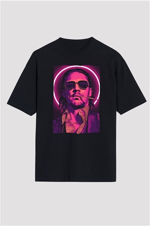 Diplo Siyah Oversize Tişört Oversize T-shirt - TişörtFabrikası