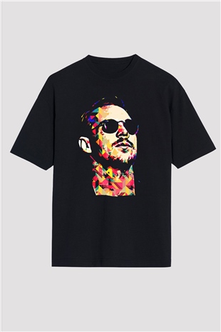 Diplo Siyah Oversize Tişört Oversize T-shirt - TişörtFabrikası