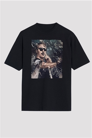 Diplo Siyah Oversize Tişört Oversize T-shirt - TişörtFabrikası