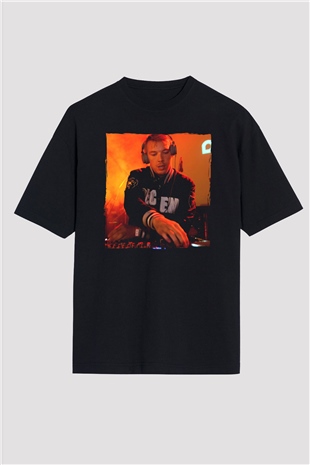 Diplo Siyah Oversize Tişört Oversize T-shirt - TişörtFabrikası