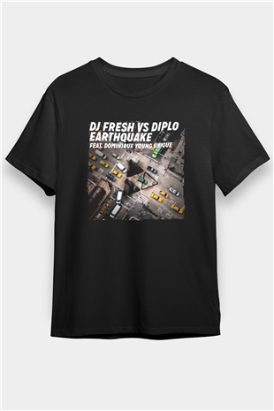 Diplo Siyah Unisex Tişört T-Shirt - TişörtFabrikası