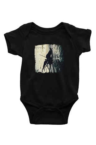 Dir En Grey Baskılı Unisex Siyah Bebek Body - Zıbın