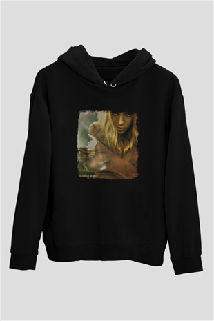 Dir En Grey Baskılı Unisex Siyah Hoodie