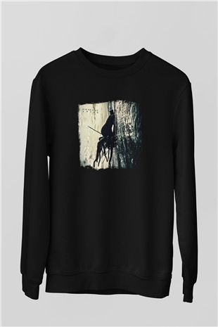 Dir En Grey Baskılı Unisex Siyah Sweatshirt