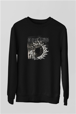 Dir En Grey Baskılı Unisex Siyah Sweatshirt