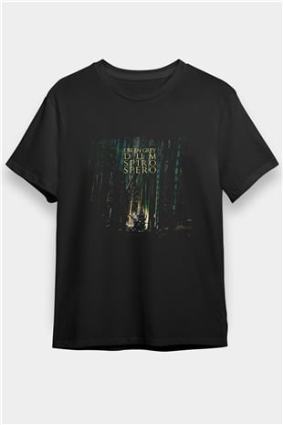 Dir En Grey Baskılı Unisex Siyah Tişört