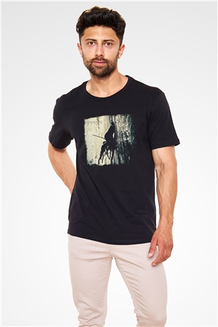 Dir En Grey Baskılı Unisex Siyah Tişört