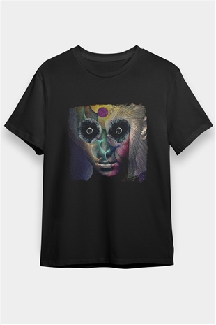 Dir En Grey Baskılı Unisex Siyah Tişört