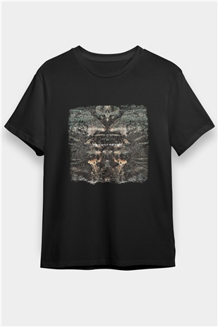 Dir En Grey Baskılı Unisex Siyah Tişört