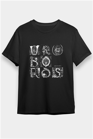 Dir En Grey Baskılı Unisex Siyah Tişört