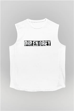 Dir En Grey Beyaz Unisex Kolsuz Tişört