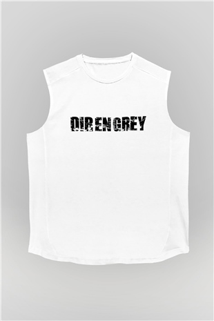 Dir En Grey Beyaz Unisex Kolsuz Tişört