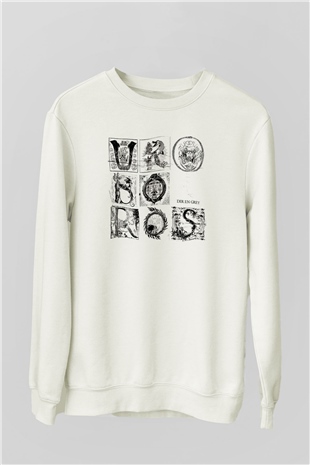 Dir En Grey Beyaz Unisex Sweatshirt