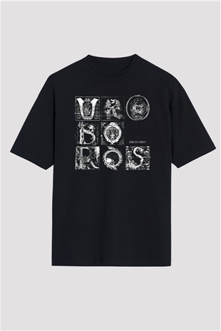 Dir En Grey Siyah Unisex Oversize Tişört T-Shirt