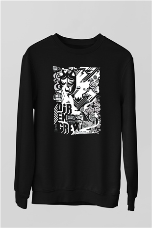 Dir En Grey Siyah Unisex Sweatshirt