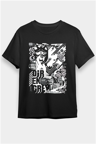 Dir En Grey Siyah Unisex Tişört T-Shirt - TişörtFabrikası