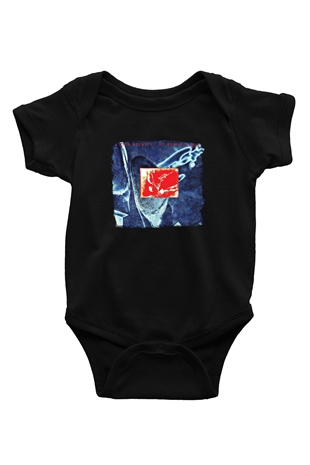 Dire Straits Baskılı Unisex Siyah Bebek Body - Zıbın