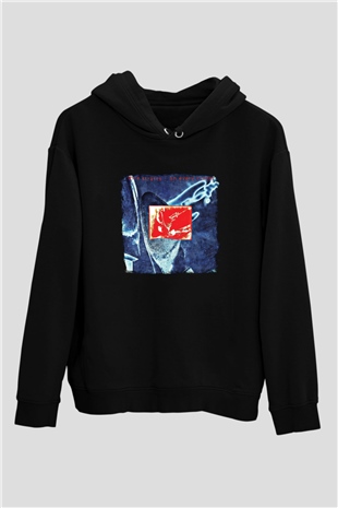 Dire Straits Baskılı Unisex Siyah Hoodie