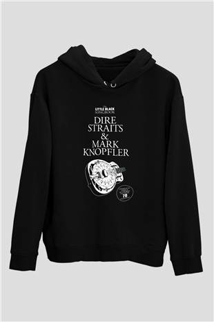 Dire Straits Siyah Unisex Hoodie