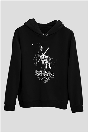 Dire Straits Siyah Unisex Hoodie