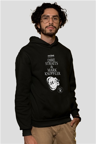 Dire Straits Siyah Unisex Hoodie