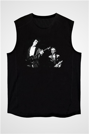 Dire Straits Siyah Unisex Kolsuz Tişört