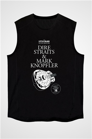 Dire Straits Siyah Unisex Kolsuz Tişört