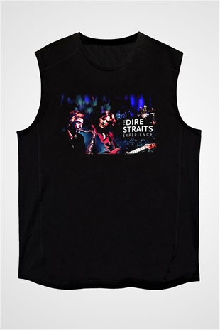 Dire Straits Siyah Unisex Kolsuz Tişört