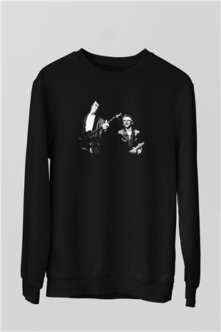 Dire Straits Siyah Unisex Sweatshirt
